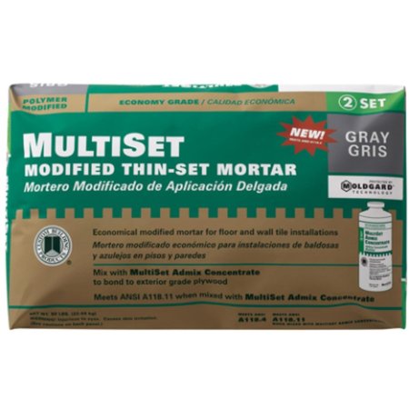 CUSTOM BUILDING PRODUCTS 50Lb Gry Thinset Mortar MSMG50